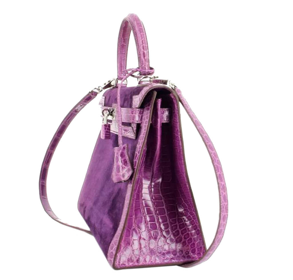 Limited Hermès Crocodile Kelly Doblis Bag