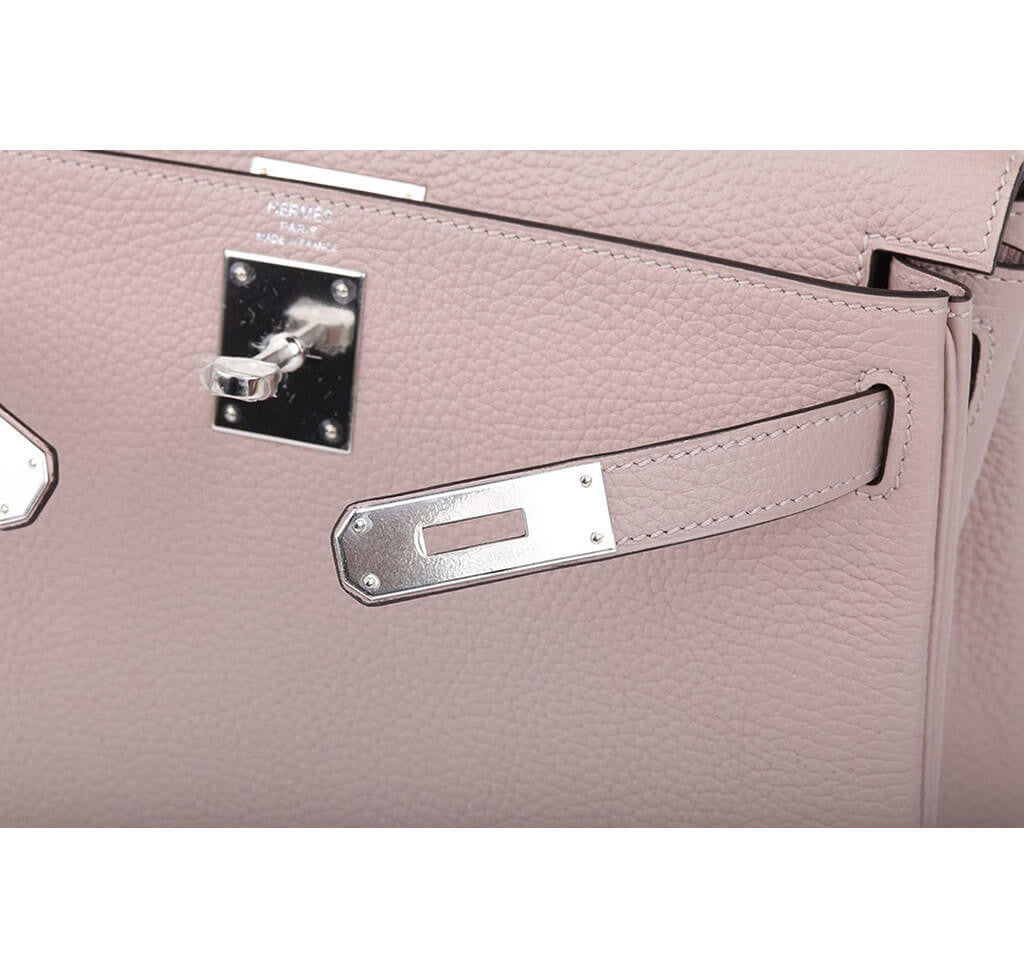 Hermès Kelly 28 Bag Glycine Togo PHW