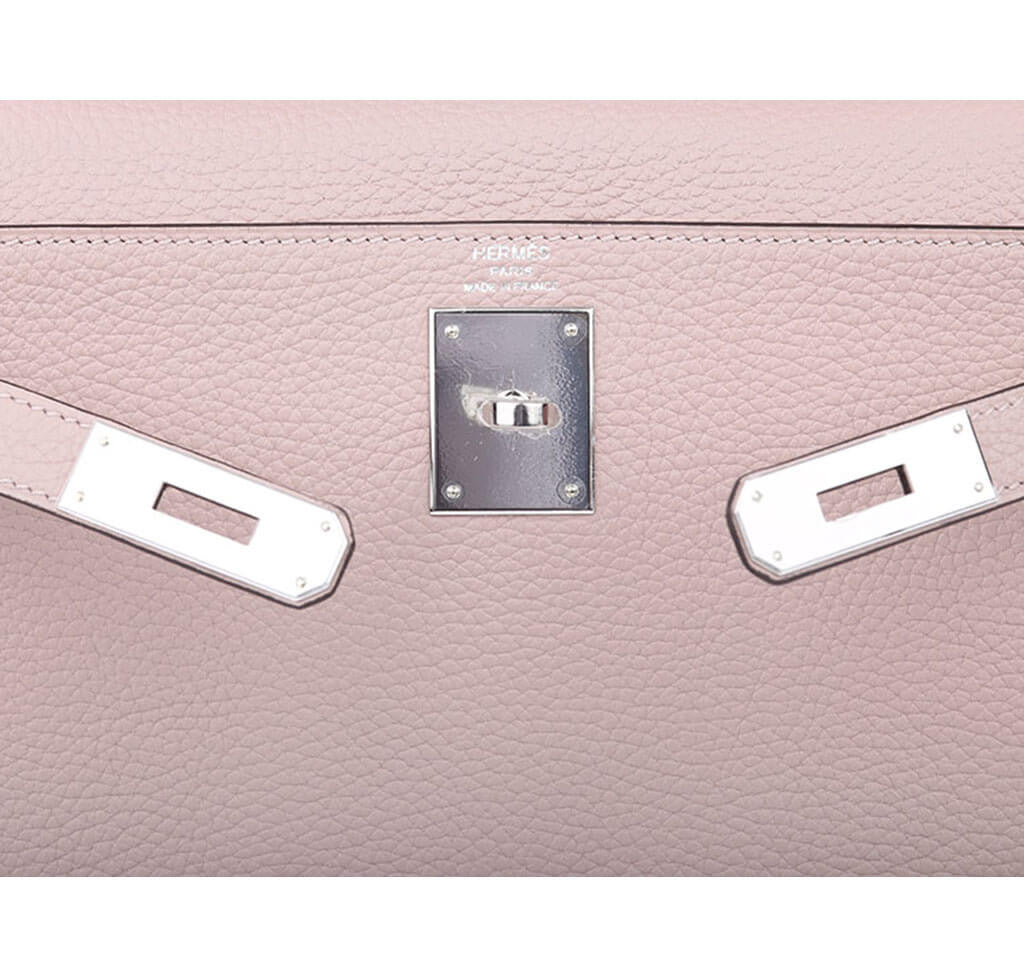 Hermès Kelly 28 Bag Glycine Togo PHW