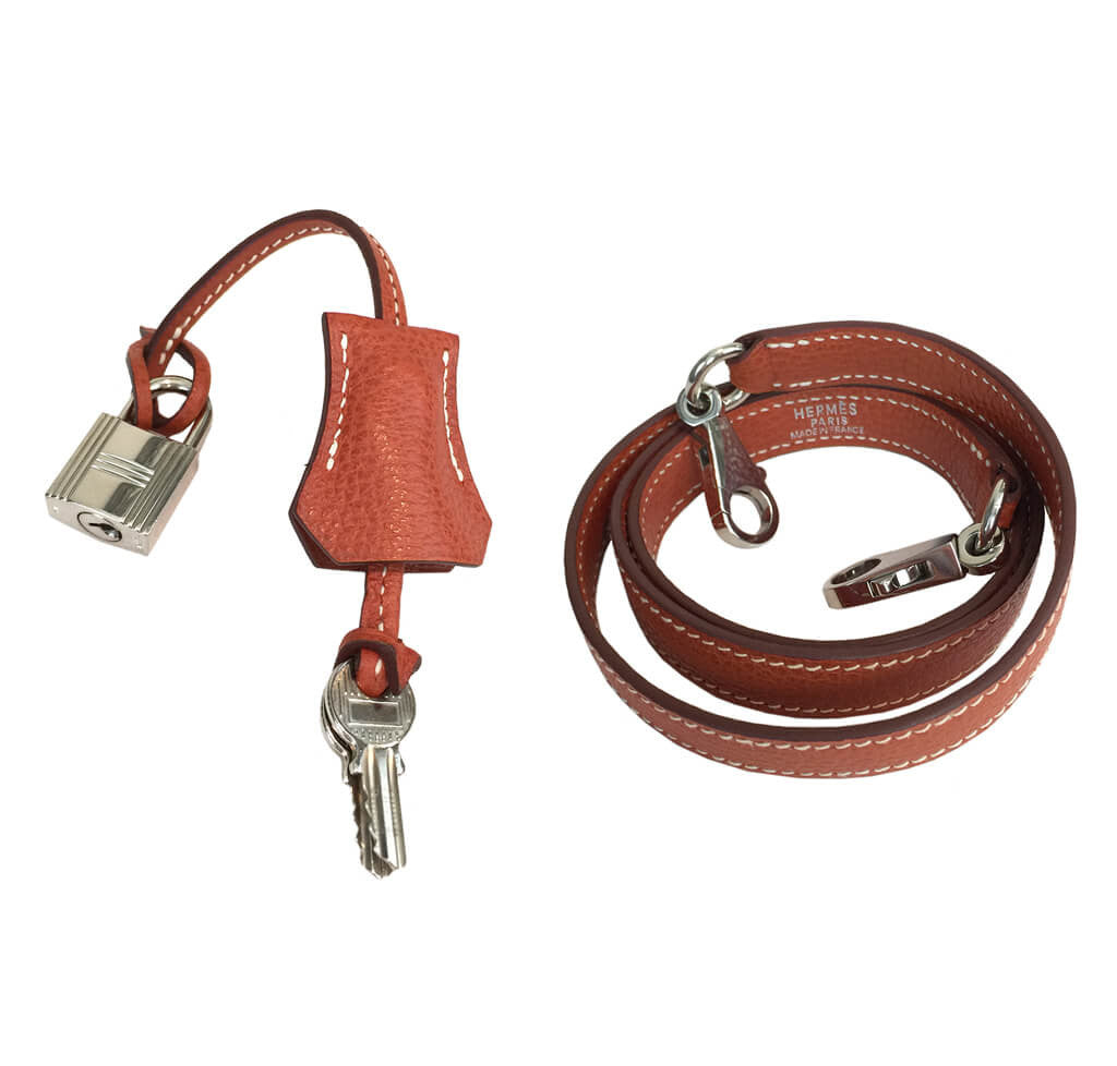 Hermès Sellier Kelly 32 Epsom Bag in Brique