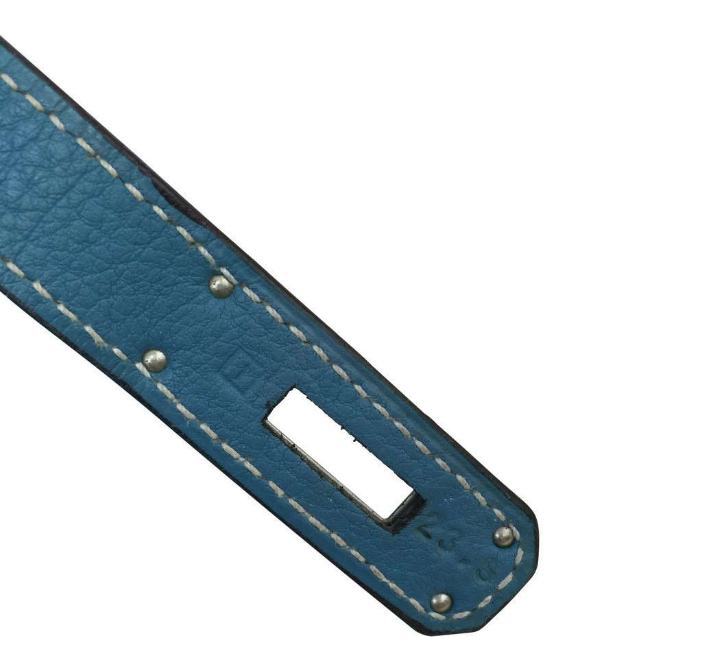 Hermès Kelly 35 Blue Jean PHW
