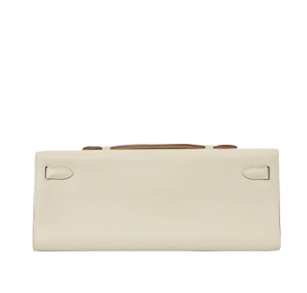 Hermès Kelly Cut Pochette Bag Parchemin