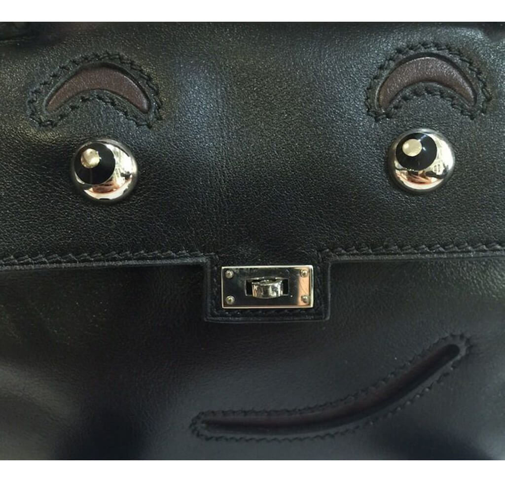 Hermès Idole Kelly Black Gulliver Bag
