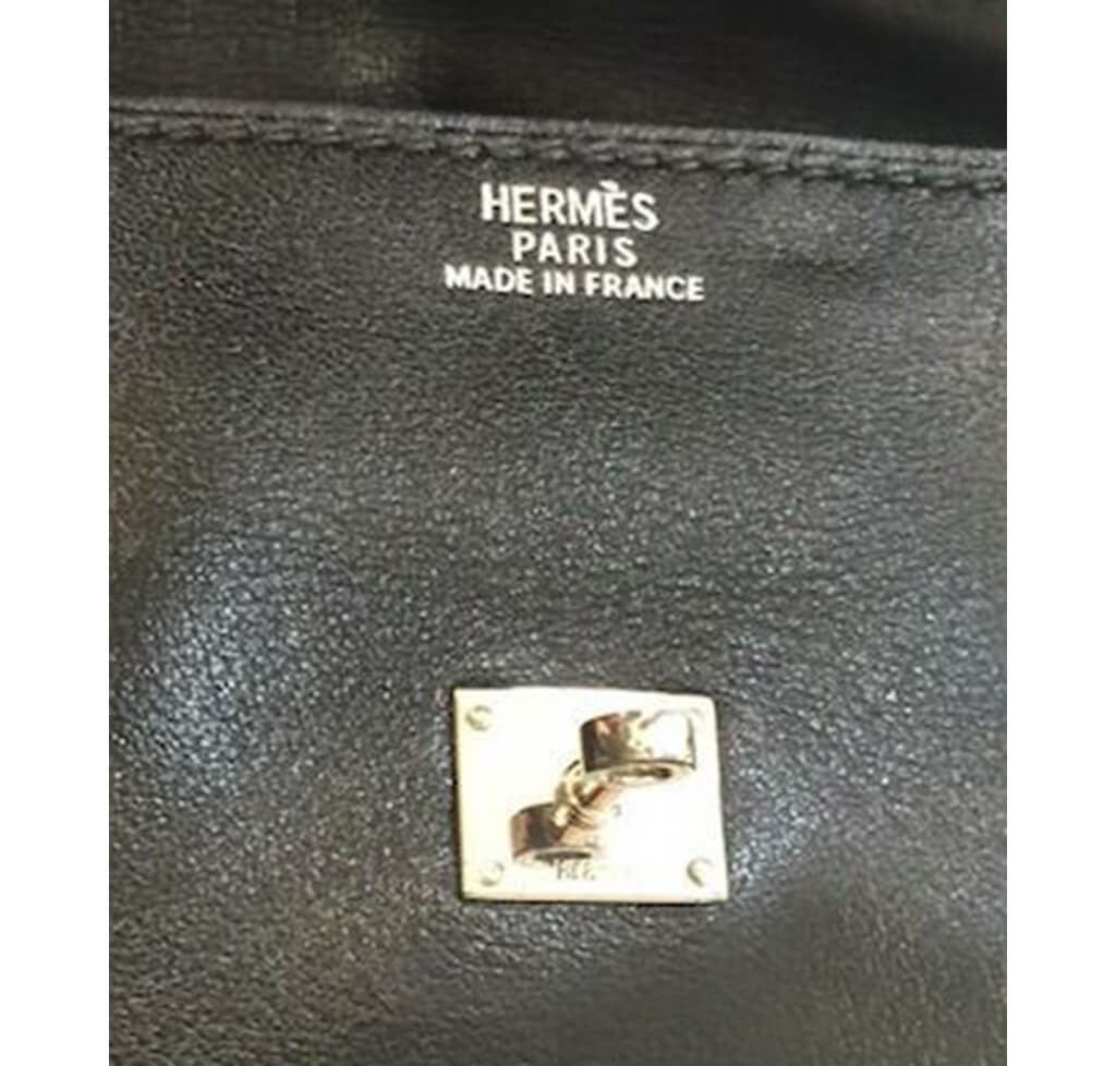 Hermès Idole Kelly Black Gulliver Bag