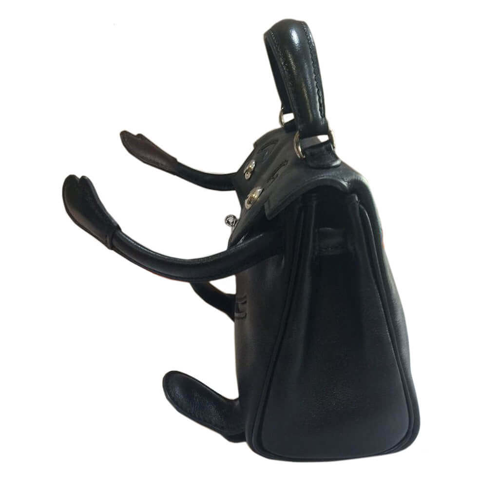 Hermès Idole Kelly Black Gulliver Bag