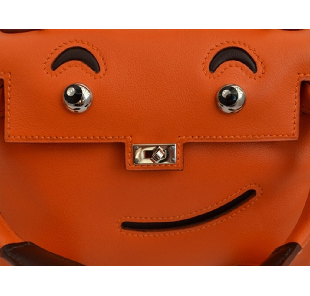 Hermès Idole Kelly Orange Gulliver Bag