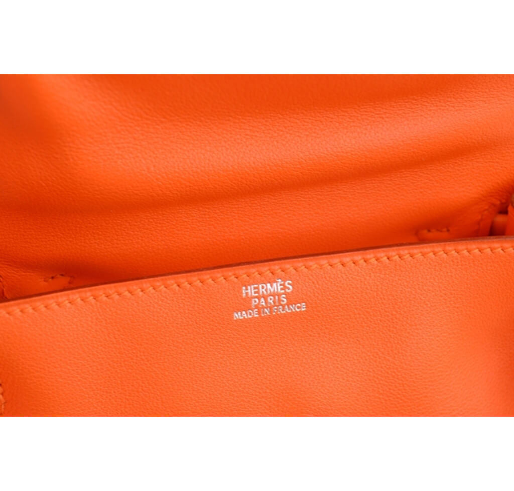 Hermès Idole Kelly Orange Gulliver Bag