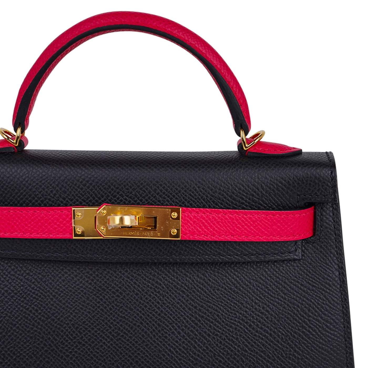 Hermès Kelly Sellier 20 Back Rose Extreme Epsom GHW HSS Bag
