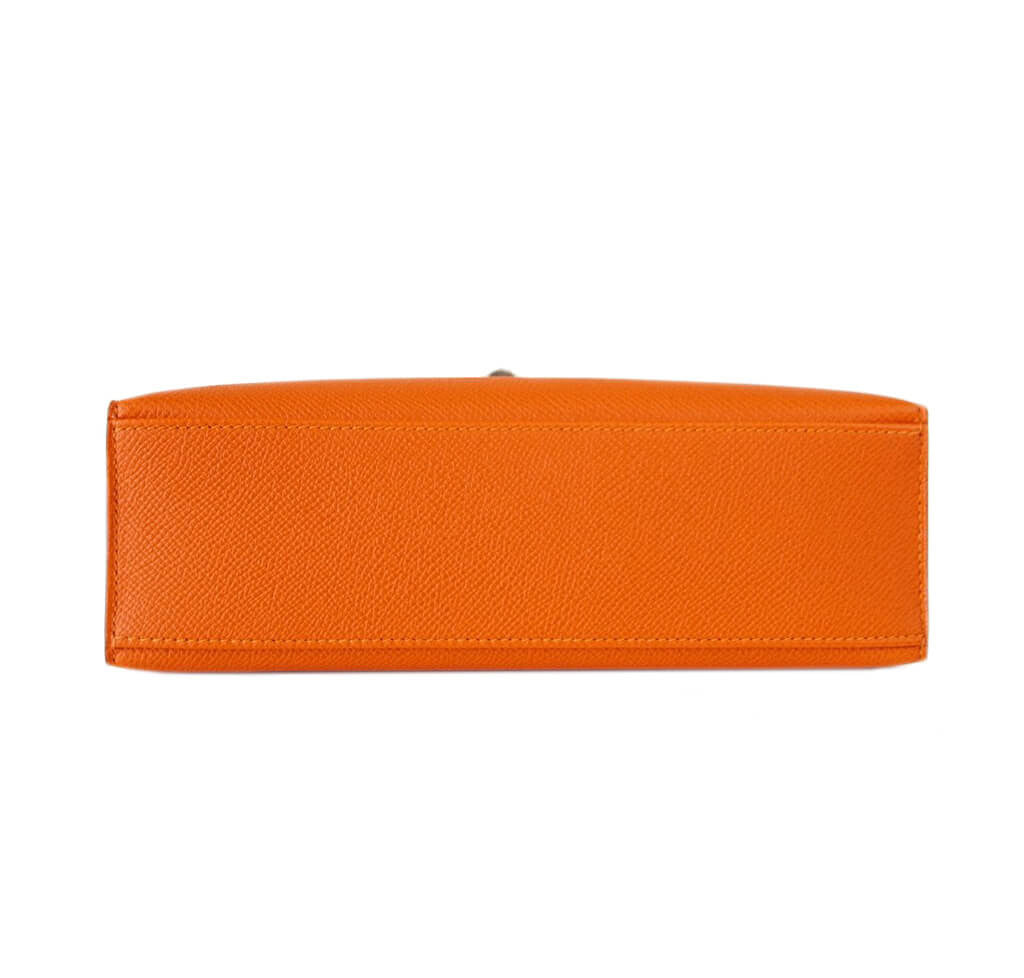 Hermès Kelly Pochette Feu Epsom Leather Bag
