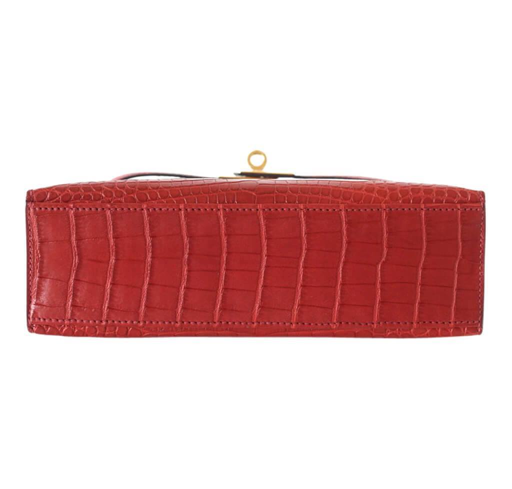 Hermès JPG Kelly Pochette Rouge H Bag