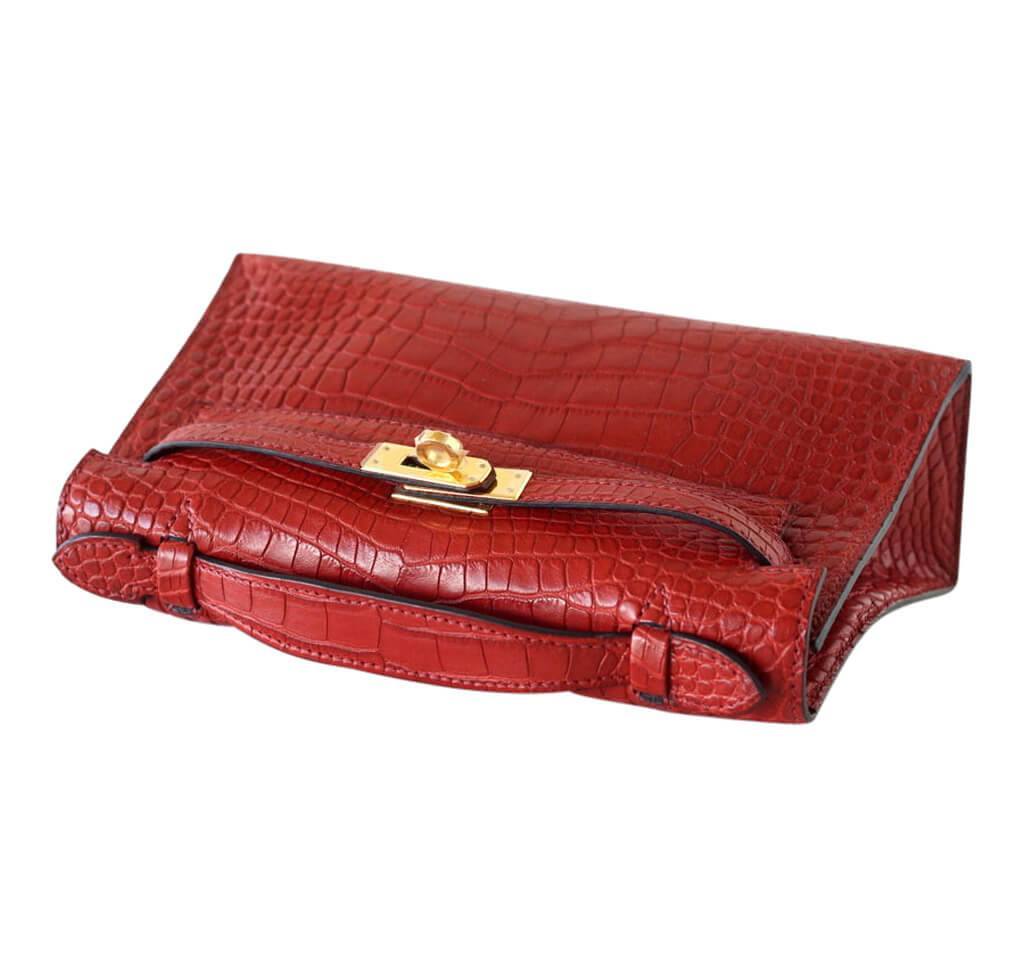 Hermès JPG Kelly Pochette Rouge H Bag