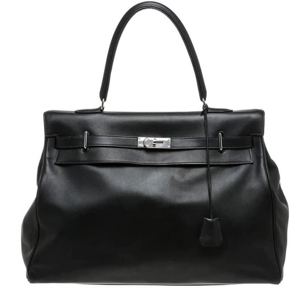 Hermès Relax Travel Bag Kelly 50 Black