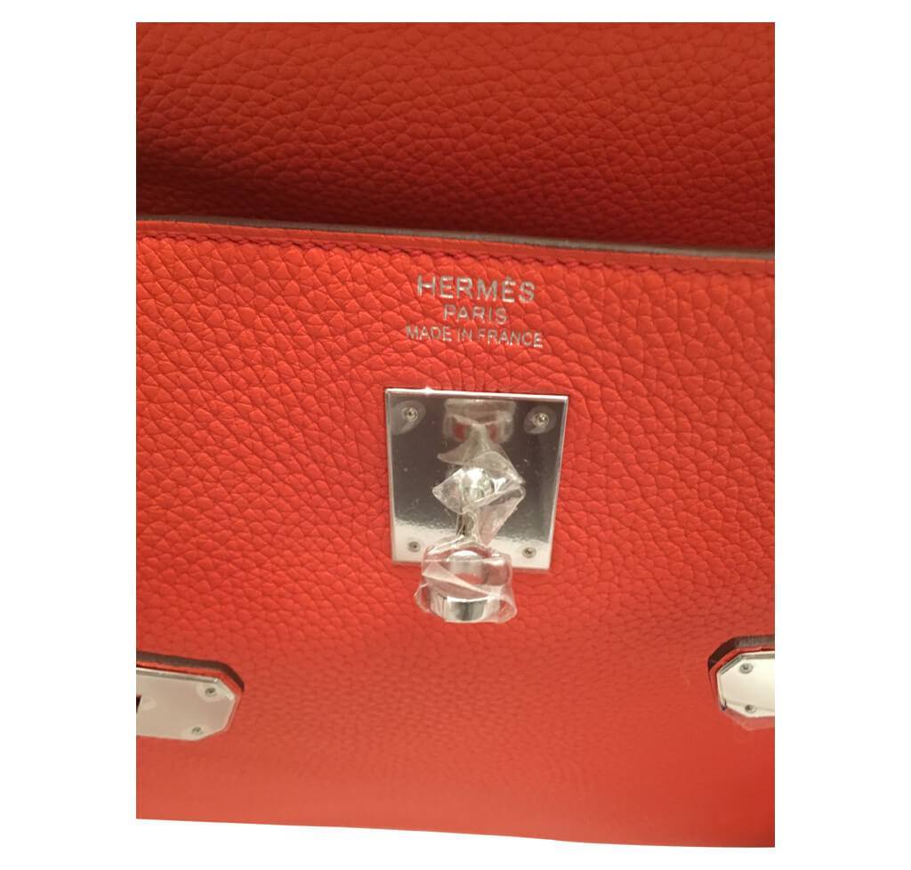 Hermès Kelly Retourne 35 Orange Poppy