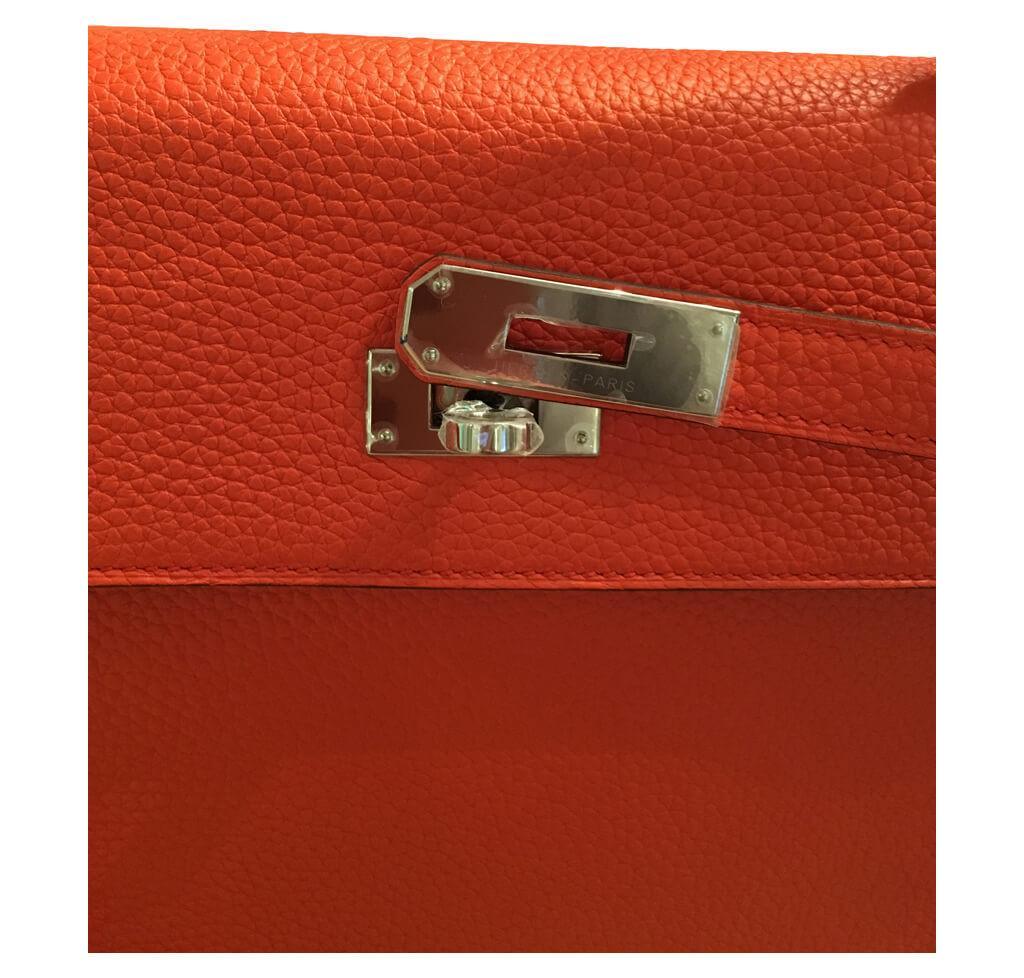 Hermès Kelly Retourne 35 Orange Poppy