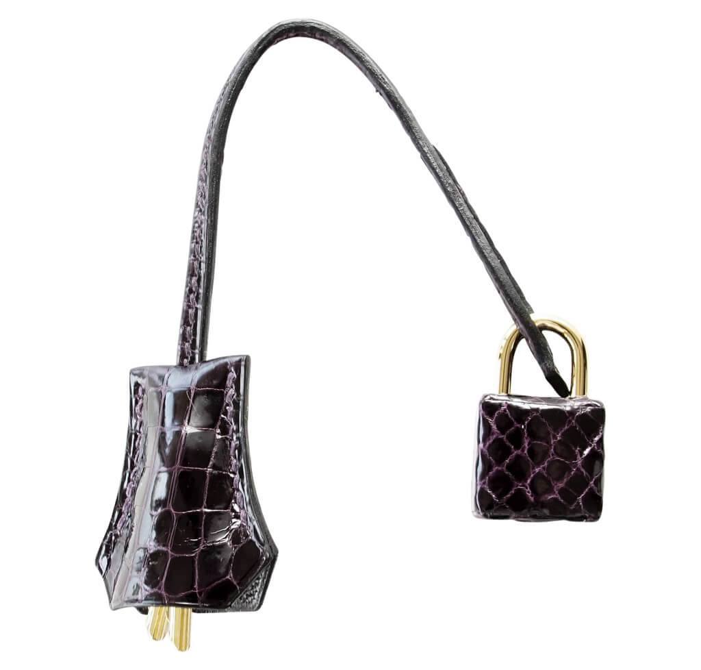Hermès Sellier 25 Prunoir Kelly GHW