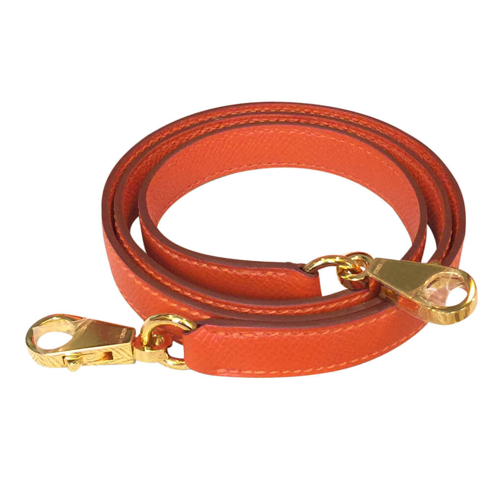 Hermès Sellier 32 Kelly Feu Epsom Bag GHW