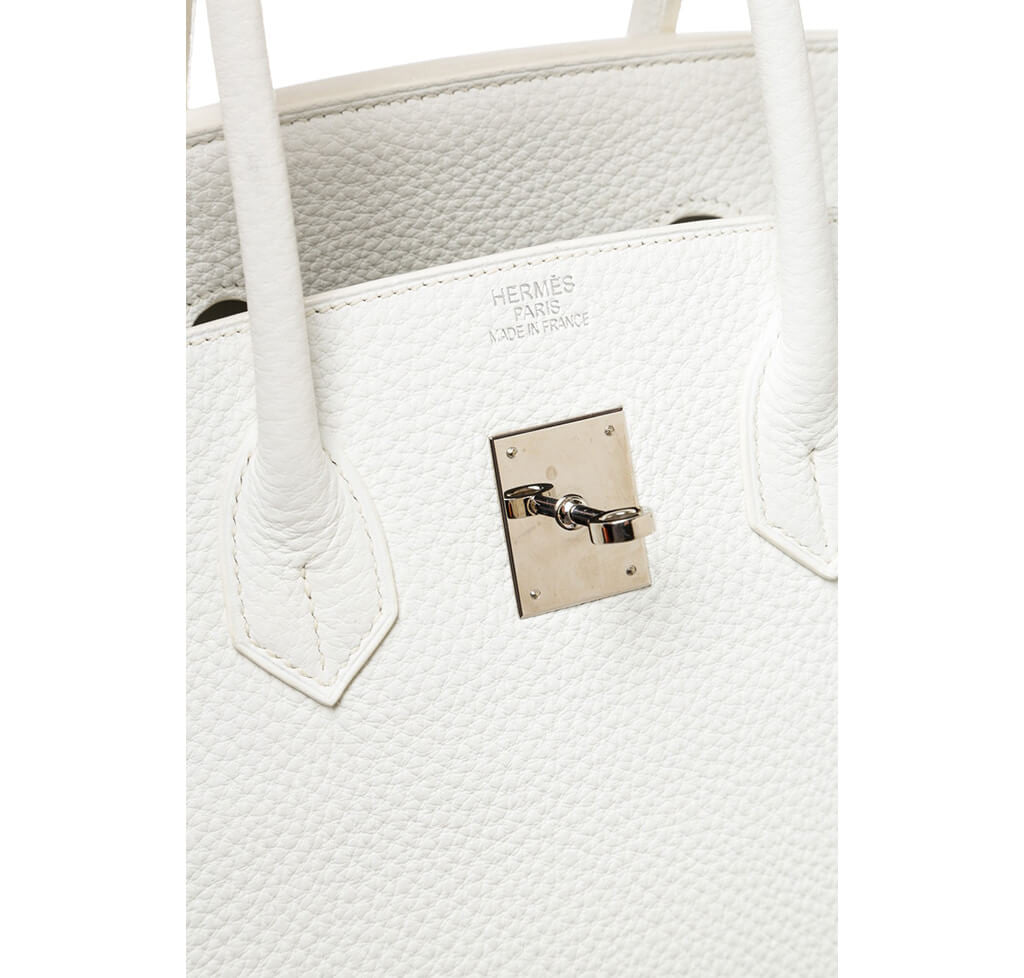 Hermès Togo Birkin Bag 35cm White