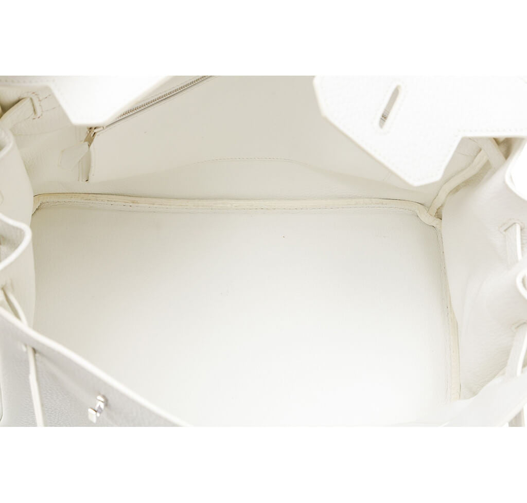 Hermès Togo Birkin Bag 35cm White