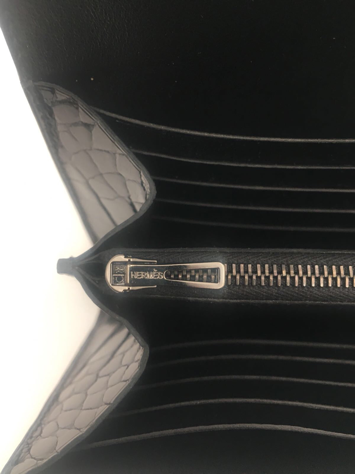 Hermes | So Black Alligator Constance Wallet