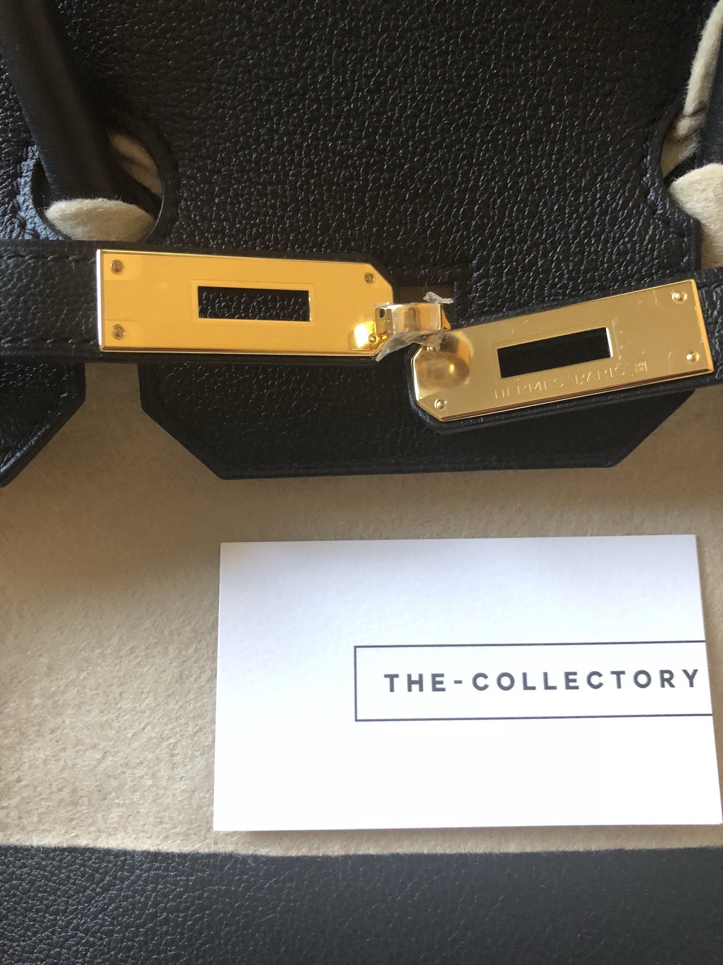 Hermès | Black Birkin with Gold Hardware | 35