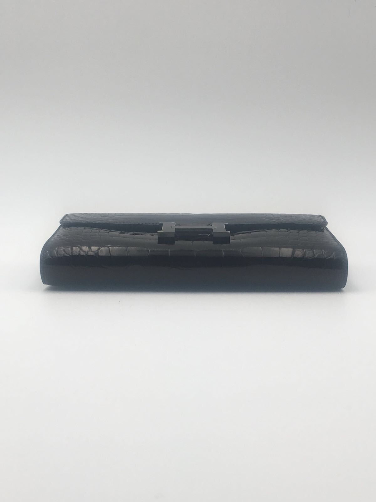 Hermes | So Black Alligator Constance Wallet