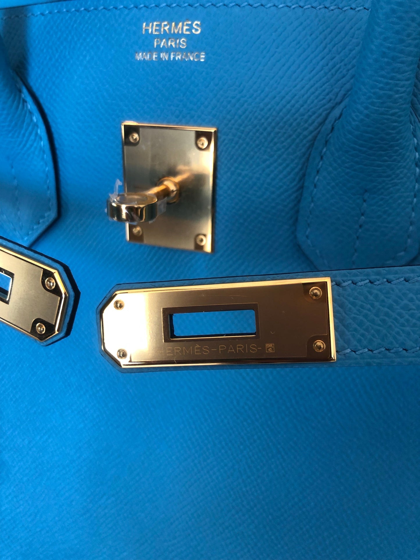 Hermès |Turquoise Birkin with Gold Hardware | 35