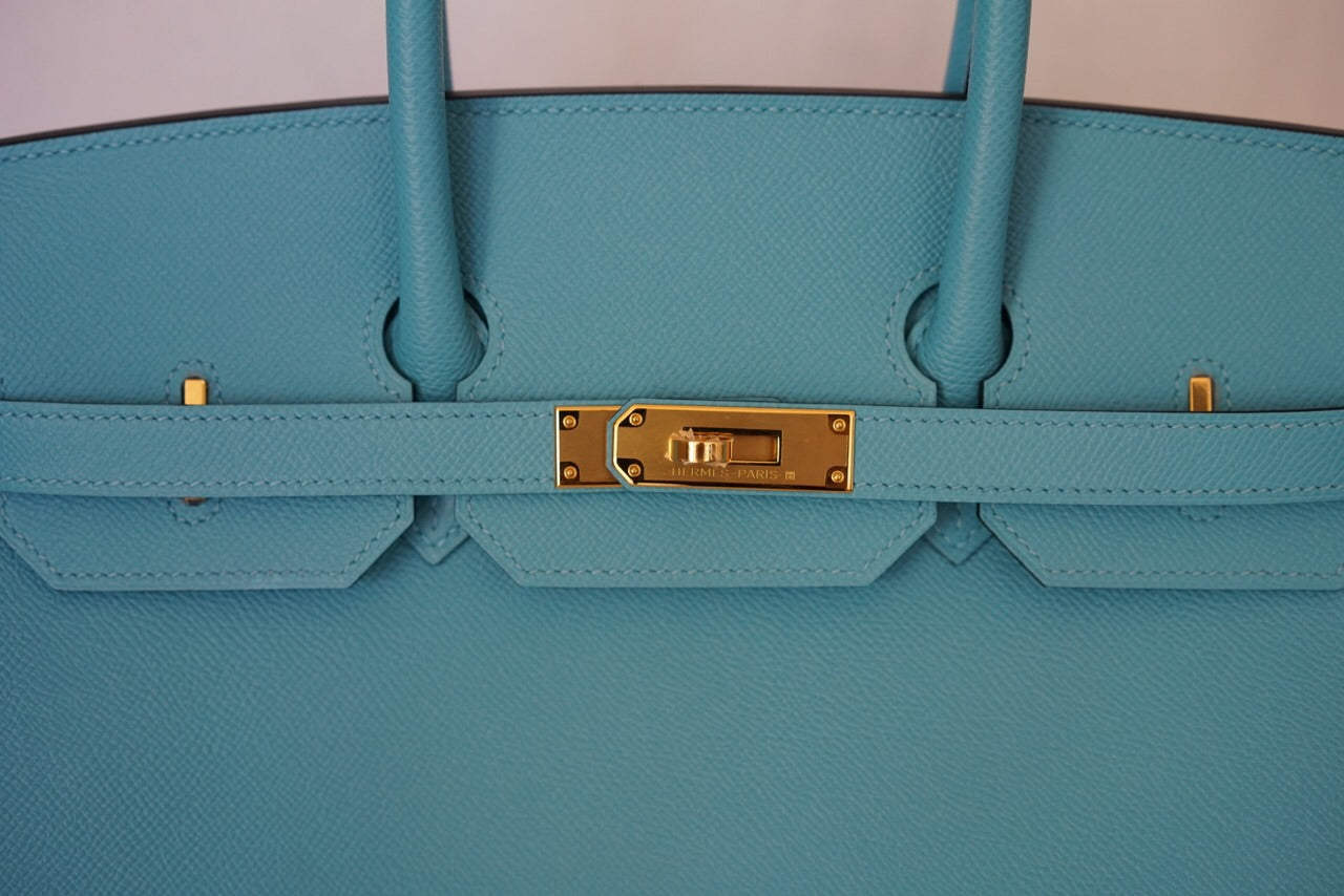 Hermès |Turquoise Birkin with Gold Hardware | 35