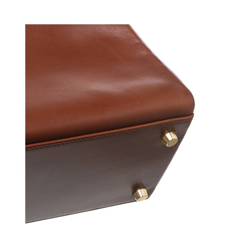 Hermès Kelly 32 Brown Bag GHW