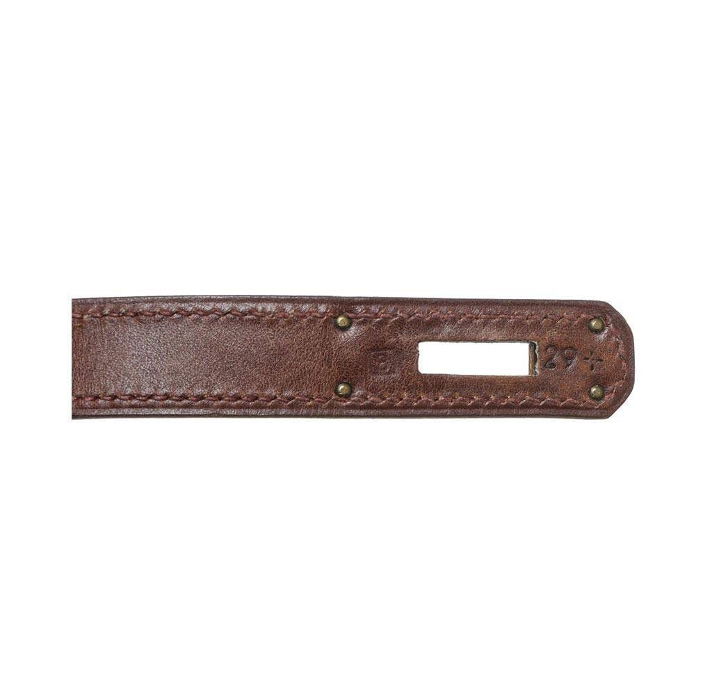 Hermès Kelly 32 Brown Bag GHW