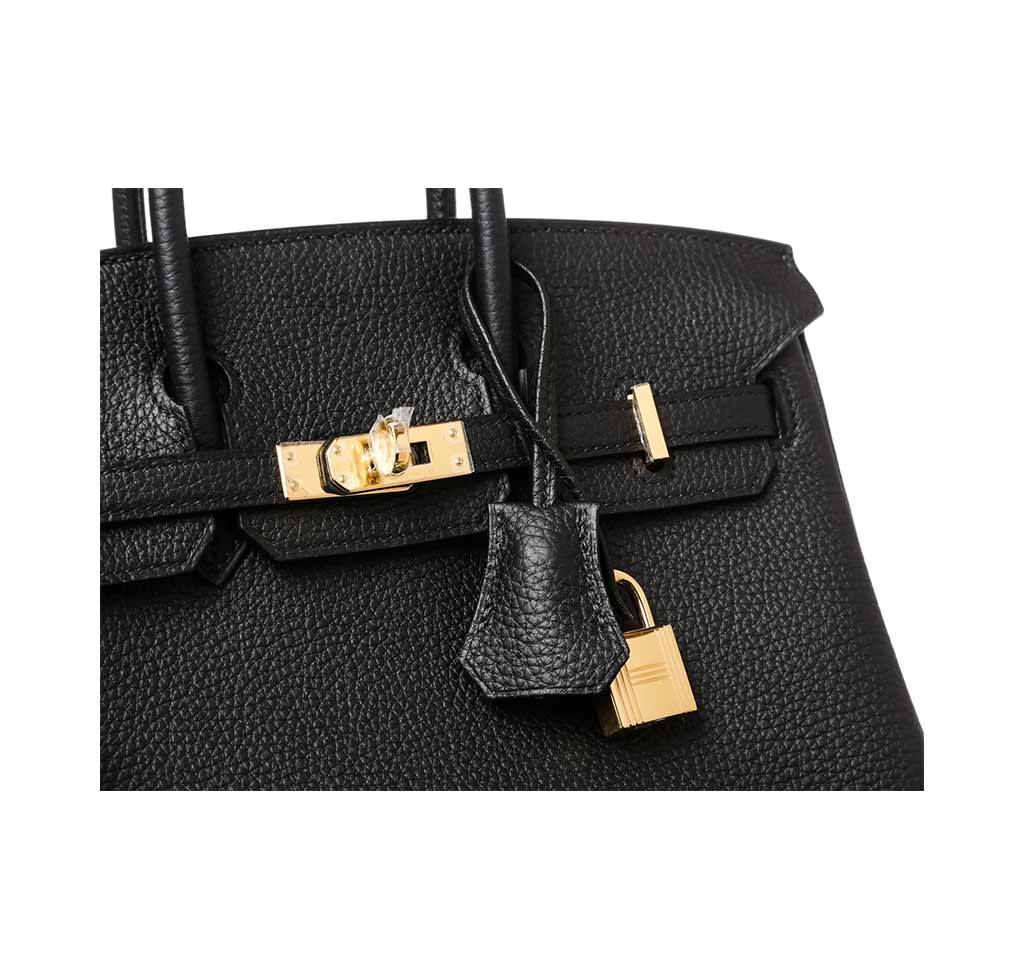Hermès Birkin 25 Black Togo Bag