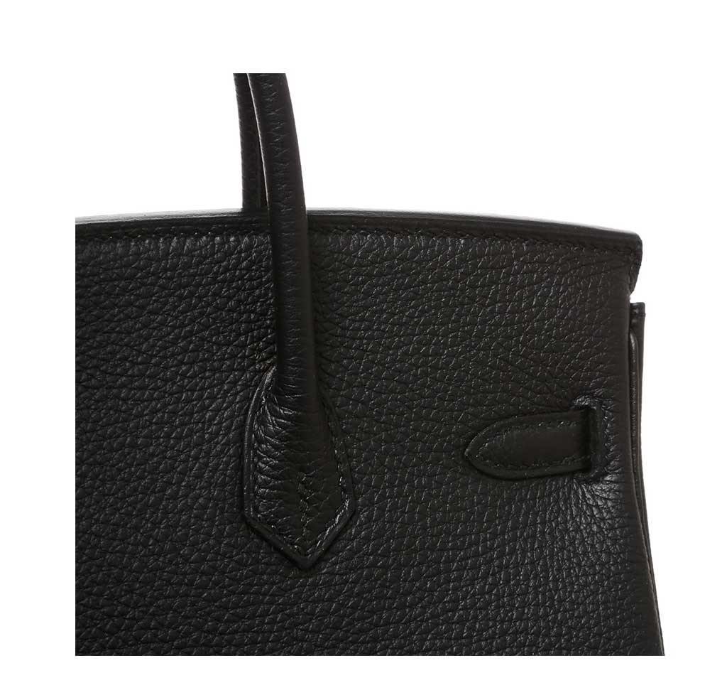 Hermès Birkin 25 Black Togo Bag