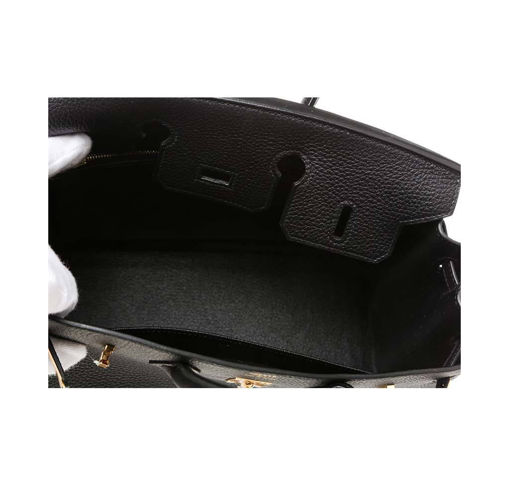 Hermès Birkin 25 Black Togo Bag