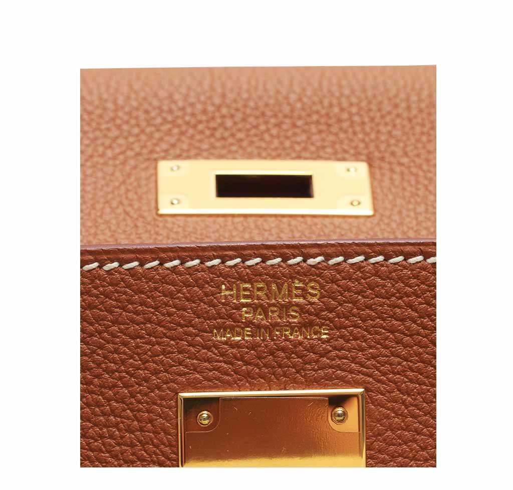 Hermès Kelly Retourne Bag 32 Gold GHW