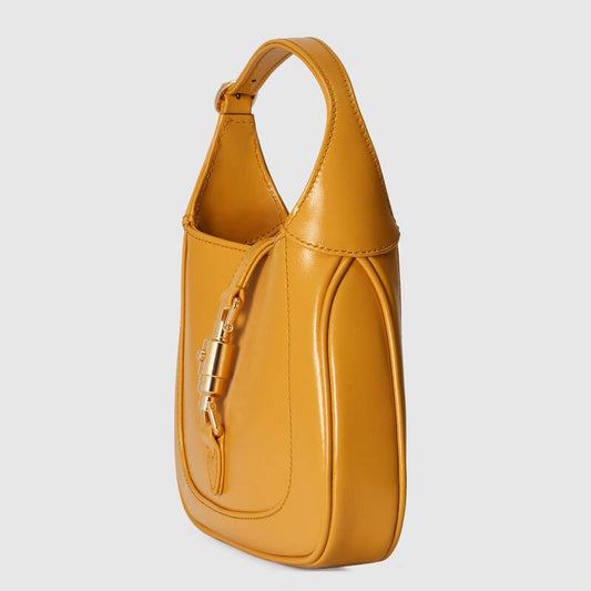 Jackie 1961 Mini Shoulder Bag Yellow Leather