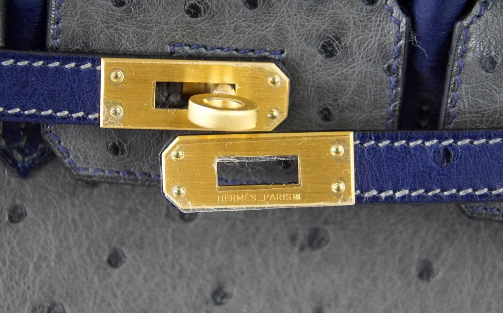Hermès Birkin 25 HSS Two-Tone Ostrich Bag