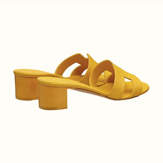 Hermes Yellow Jaune Citron Oasis Sandal