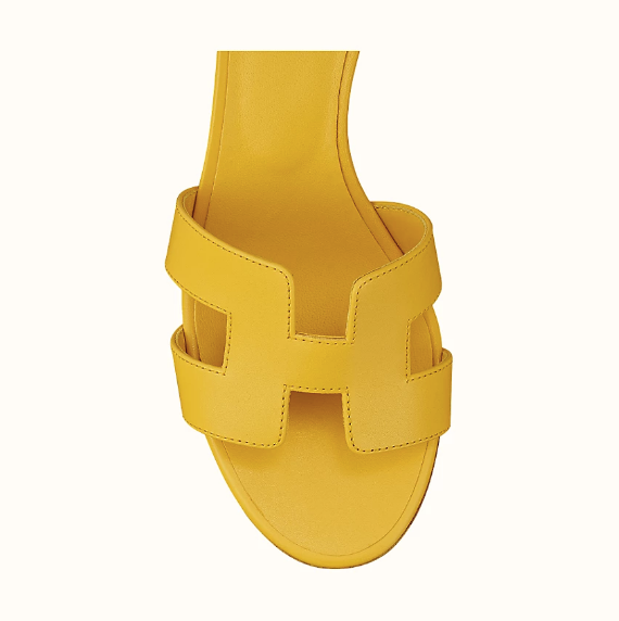 Hermes Yellow Jaune Citron Oasis Sandal