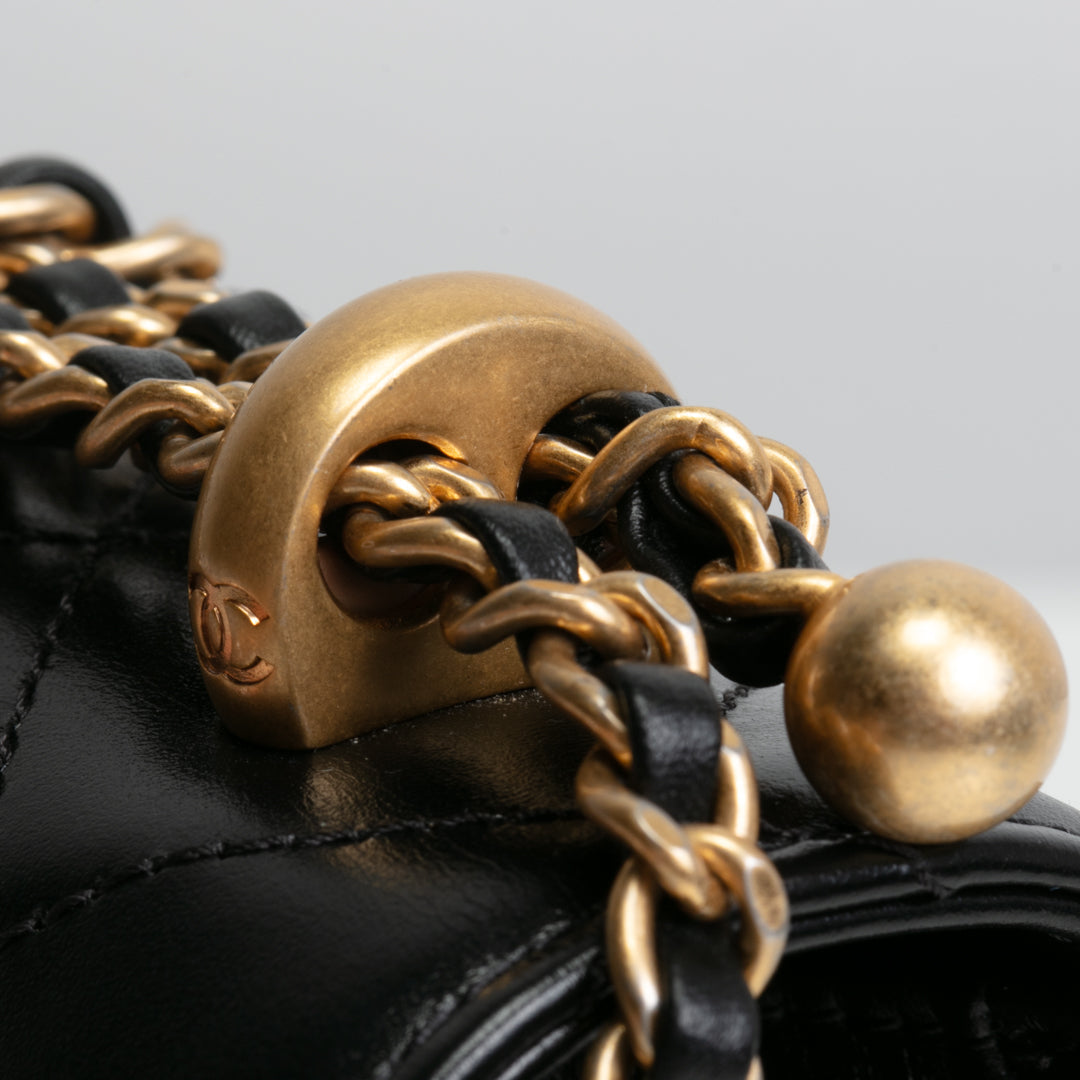 CHANEL Small Perfect Fit Flap Bag - Shiny Black