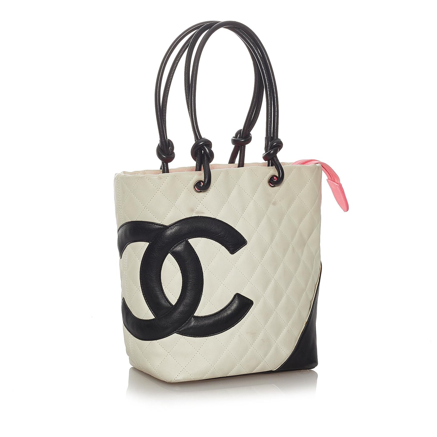 Chanel Cambon Ligne Lambskin Leather Tote Bag