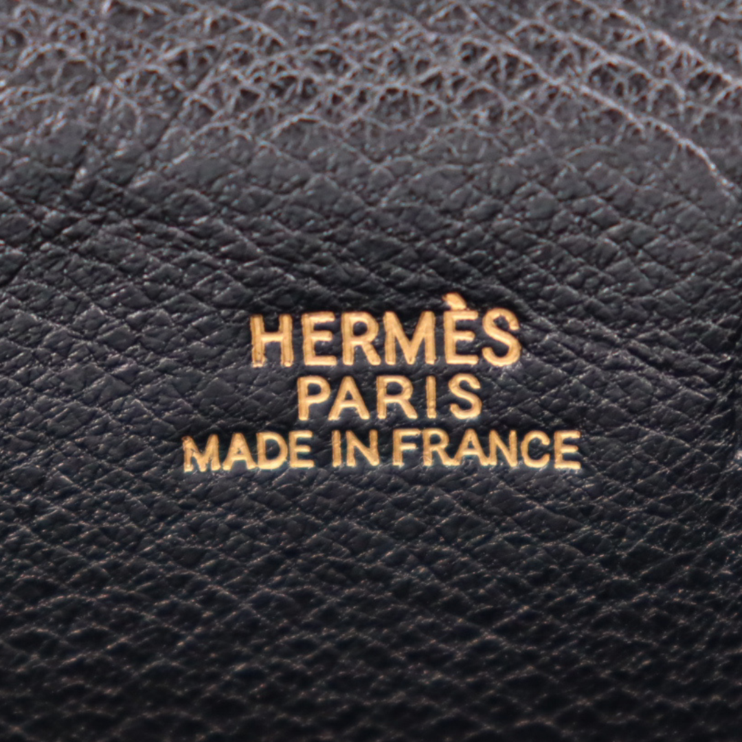 Hermès 28cm Kelly Retourne Dalmatian Buffalo Leather Gold Hardware