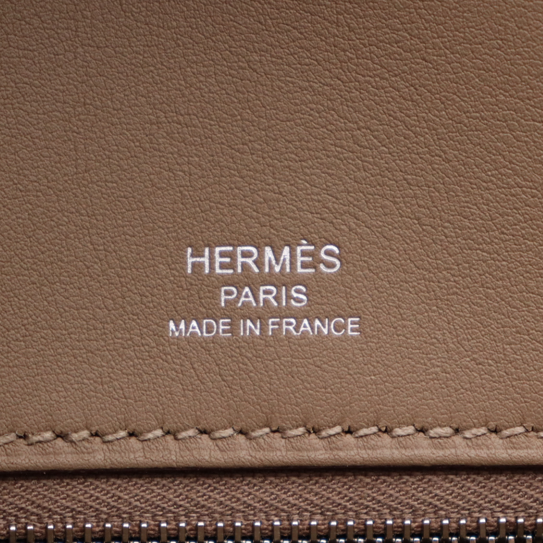 Hermès 25cm Birkin Grizzly Etoupe/Gris Caillou Palladium Hardware