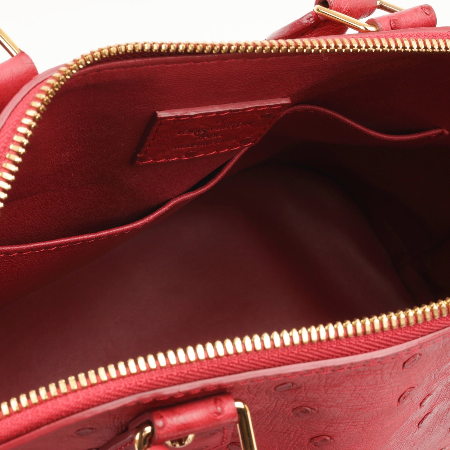 Louis Vuitton Alma PM - Raspberry Ostrich