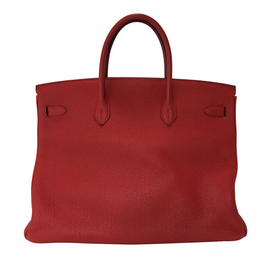 Hermès Birkin 40 Geranium Togo Bag