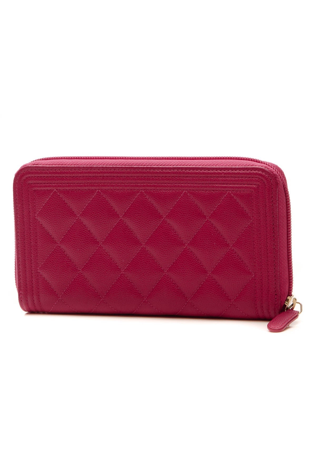Boy Zippy Wallet - Pink Caviar