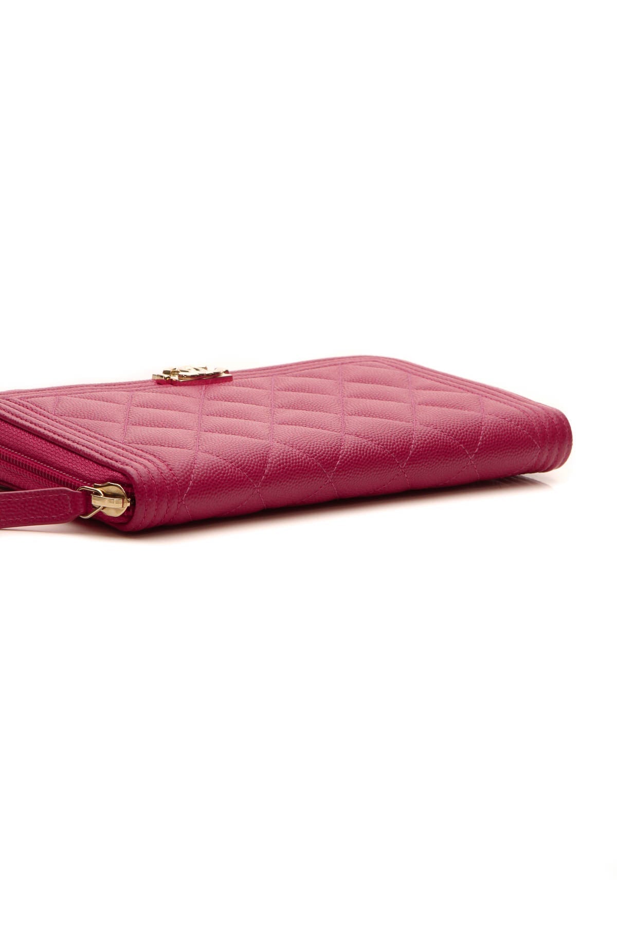 Boy Zippy Wallet - Pink Caviar