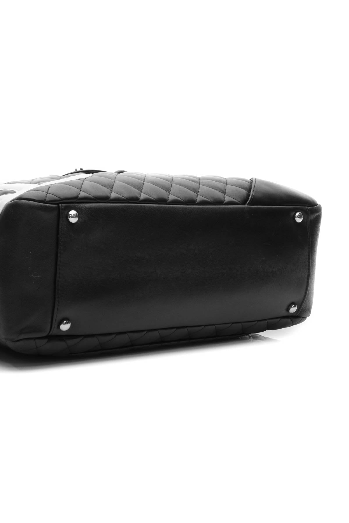 Cambon Ligne Flap Large Tote Bag - Black