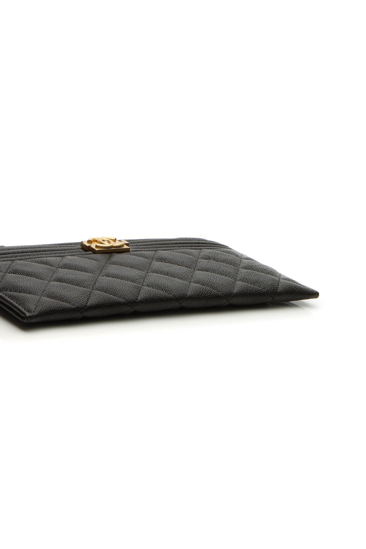 Boy Long Card Pouch - Black Caviar