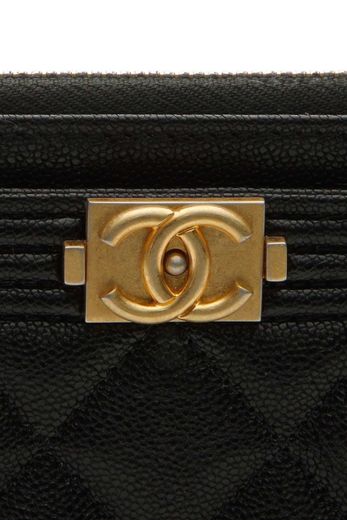 Boy Long Card Pouch - Black Caviar