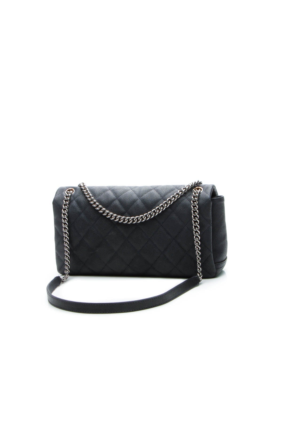 Accordion Flap Bag - Navy