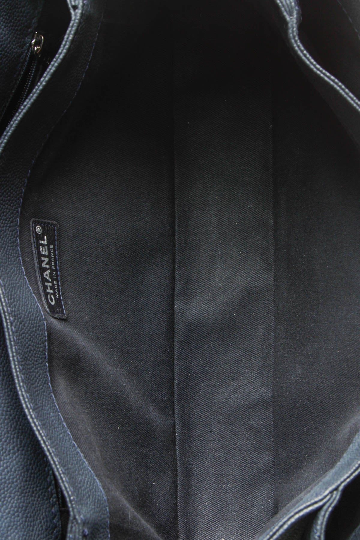 Accordion Flap Bag - Navy